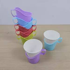 플라스틱 종이컵손잡이 10P 종이컵홀더 종이컵케이스 종이컵받침