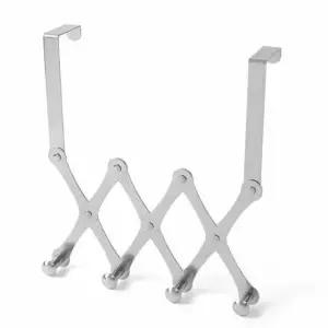 [생활] 도어 후크 옷걸이 자바라 4구 문틀 행거 공간 활용