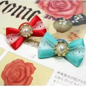 [반려] 고무줄 강아지 애견악세사리 20개입 애견머리끈 강아지패션