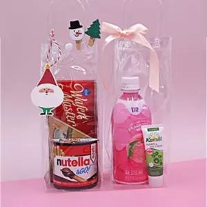 1개 보틀용1호 PVC 쇼핑백 투명가방 구디백 어린이집 선물포장