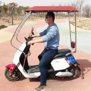 방풍 그늘막 덮개 우산 스쿠터캐노피 방수 오토바이 지붕