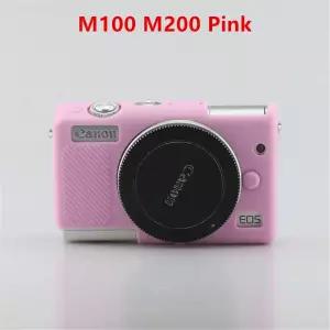카메라 렌즈 파우치 가방 케이스 휴대용 캐논 EOS M100 미러리스 디지털 카메라를 위한 전문가용 실리콘