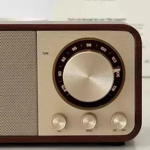 클래식 블루투스 스피커 가정용 패턴 라디오 미니 소형 야외 무선 캠핑 레