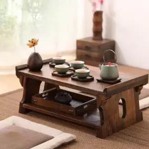 원목 좌식 테이블 다도테이블 독서테이블 접이식 다과상