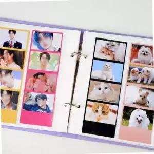 포토앨범 사진첩 접착식 아이 성장앨범 포카 바인더