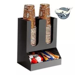 카페 깔끔한 사무실 정리 종이컵 수납함 커피