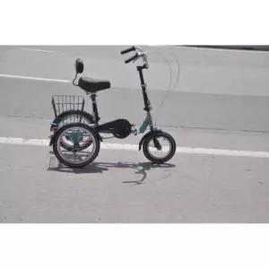 성인 세발 자전거 접이식 인력거 블랙 성인세발자전거