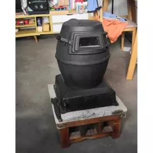 무쇠 난로 실내 주물 아궁이 화로 숯불 주철 소형 가정용