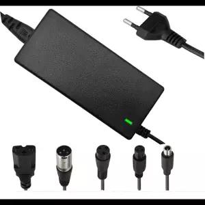 배터리 충전기 전원 어댑터 AC100-240V DC 42V54.6V 2A 전기 자전거 스쿠터 액세서리 리튬 배터리 용 EU 플