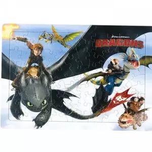 드래곤길들이기판퍼즐 TBZ 80조각 판퍼즐 - 드래곤 길들이기 투슬리스를 찾아서