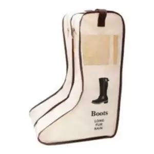 신발관리용품 오염방지 부직포 핸들 부츠 보관 케이스(대)