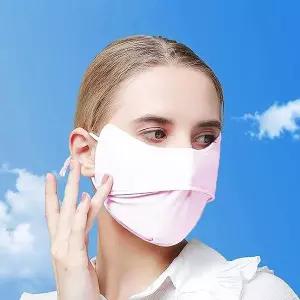 쿨링 마스크 여름 핑크