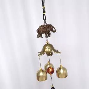 오리엔탈 코끼리 장식 종 풍경 문종 현관 입구 종소리 초인종
