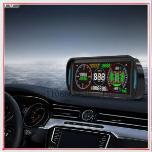 F6 차량 속도 고도 나침반 GPS 자동차 HUD 헤드업 오프로드 경사계