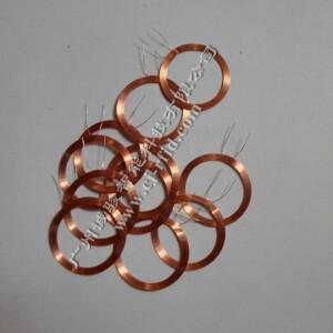 RFID 태그 안테나 버클 카드 IC 자체 접착 코일 13.56MHZ 18mm 50개