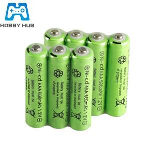 1.2v 600mah NI-CD AAA 배터리 600 mAh 전기 장난감 원격 제어 자동차 RC ues 충전식 nicd