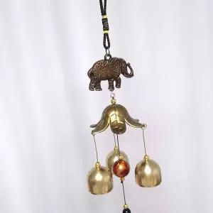 오리엔탈 코끼리 장식 종 풍경 문종 현관 입구 종소리 초인종