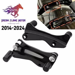 호환  2014-2024 Harley Road King FLHR Electra Street Glide FLHT Touring 용 분리형 4 포인트 도킹 하드