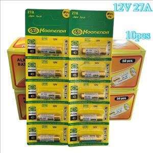 27A 12V 건식 알카라인 배터리 10PCS 초인종 워크맨 자동차 알람 원격 제어 A27 MN27 ALK27A