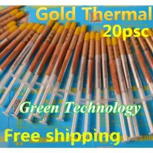 써멀구리스 골드 서멀 그리스 방열판 컴파운드 페이스트 CPU GPU VGA 20개 쿨링 효과