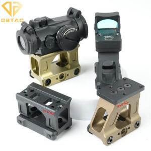 에어소프트 전술 스코프 마운트 높이 증가 버전 안전 사냥용 레드 닷 사이트 메탈 베이스 20MM 레일 무기