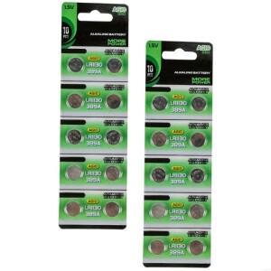 1XCE 10/20 피스 AG10 LR1130 알칼리성 배터리 1.55V 리모컨 및 시계 액세서리 용 버튼