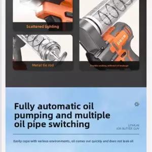 써멀구리스 110V220V 굴삭기 Caterpillar 오일 인젝터 CC 고압 전기 그리스 건 충전식 배터리