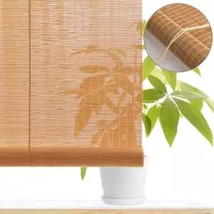 블라인드 커튼 야외 목재 수동 대나무 커튼롤러 쉐이드로 발코니티룸을