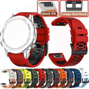 가민 호환 Fenix 8 E 5 5X 6X 6 7 7X Pro/TACTIX/Mk2 Mk2i G1/Enduro 2 3 QuickFit 호환 22/26mm 실리콘 야