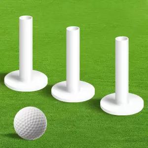 에이미 스포츠 골프 고무 티 3 3/4인치 초장 사이즈 2 또는 팩 주행 거리 내구성 연습 매트용 조절 가능한