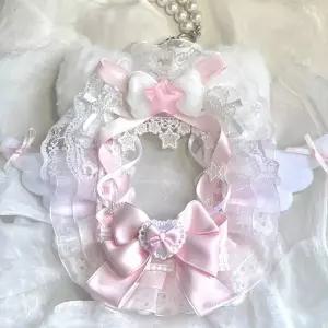 탑로더 포카 플러시 Kpop 사진 카드 홀더 레이스 PVC 탑 로더 수제 귀여운 핑크 케이스