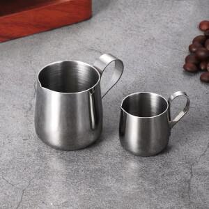 304 스테인레스 스틸 미니 소형 우유 거품기 뾰족한 꽃 모양의 미니 소형 소형 주전자 커피 바 도구