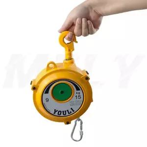 스프링벤더 잭 밸런서 자동 잠금 타워 리프팅 후크 거치대 철사 로프 밸런싱 9-15kg