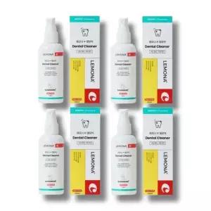 [기타] 레모나 댕모어 덴탈클리너 플러스 강아지 구취 구강 관리 100ml 4개