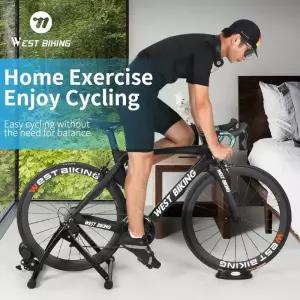 자전거로라 롤러 WEST BIKING 자전거 트레이닝 실내용 자석 운동 26