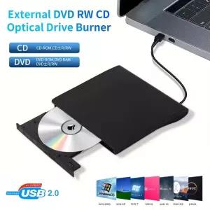 DVD플레이어 USB 20 외부 CD DVD 드 휴대용 DVD-R DVD-RW 플레이어 버너 노트북 PC 컴퓨터 윈도우 1087