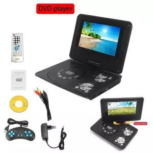 DVD플레이어 휴대용 78인치 DVD 플레이어 169 와이드스크린 270 ° 회전식 LCD 화면 CD 플레이어리모컨 게