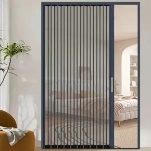 자바라 방충망 슬라이딩 미닫이 방충문 모기장