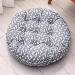 MGEMJMJ 대형 코튼 린넨 다다미 바닥 베개 일본 원형 이불 두꺼운 터프트 시트 쿠션 요가 명상 발코니