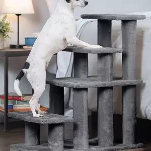 고양이 높은 계단 강아지 그 4 오르기 발판 하우스