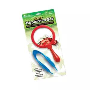 신기한 곤충관찰 채집 확대경 집게세트 돋보기렌즈 과학장난감 상상력