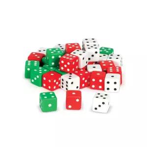 숫자놀이 수리교구 3색 점주사위 36p 덧셈 완구 기초수학 모형 계산법