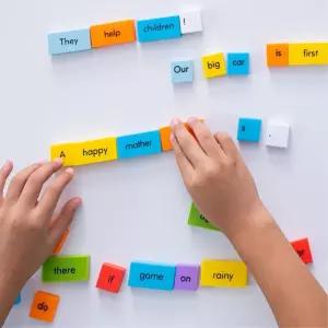 홈스쿨 영어 문장만들기 양면도미노 가족 엄마표 집콕놀이 공부 학습용