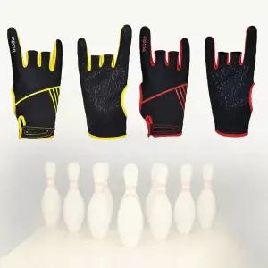 볼링장갑 아대 1세트 전문 볼링 장갑 핑거리스 통기성 미끄럼방지 바디 빌딩 훈련 스포츠 운동 남성 여성