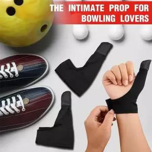 볼링장갑 아대 남성용 볼링 엄지 양말 가드 장갑 컴팩트 경량 2x 손목