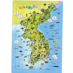 퍼즐 TBZ 80조각 판퍼즐 - 우리나라 지도