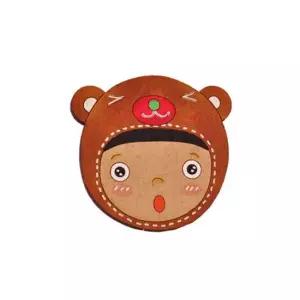 나무조립 TBZ (YO) 우드아트 곰돌이소년 (10개입) 4.5T (WA514)