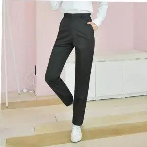 고등학교교복 TBZ 교복몰 (빅사이즈) 스판 차콜 교복바지(여자) -6XL