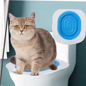 고양이 고양이변기훈련 배변훈련키트 고양이배변훈련키트 트레이