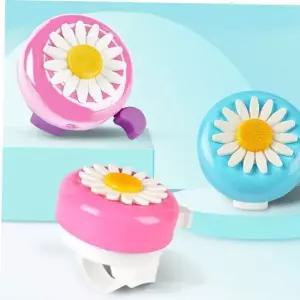 킥보드악세사리 플라워 자전거 벨 귀여운 경적 따릉이 사이클링 라이딩 장비 4p